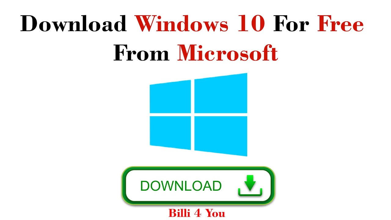 download windows 10 manual